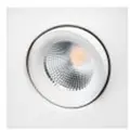 SG Downlight Junistar Lux Square 1X7W 2700K, 540 lumen, hvid