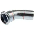 Vsh Xpr carbon elbow 45 deg. fø 35