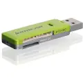 Iogear SD/MicroSD/MMC Card Reader/Writer GFR204SD - kortlæser