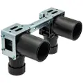 Uponor kobl.ds db 16X2,2-1/2 - Uponor Smart Aqua Plus kobl.dåse dobb Q&E M7a ppsu 16-rp1/2