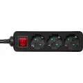 Deltaco GT-0361 Power Strip - 3 m