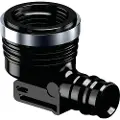 Uponor Q&E vinkel 90° med muffe PPSU sort 16 mm x 1/2