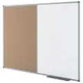 Nobo Opslagstavle Nobo Elipse Classic 900x600 mm - Kombitavle m/whiteboard og opslagstavle - vægmonterbar - kork, stål - hvid, kork