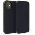 Pipetto Origami Folio-deksel til iPhone 12 Pro Max - Marineblå