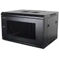 Toten 19 wall cabinet, 6U, 600x450, perforated door, black