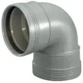 Wavin Wafix PLUS PP bøjning 88,5° x 50 mm grå