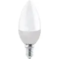 Eglo - LED-lyspære - form: C37 - E14 - 5 W (ekvivalent 40 W) - klasse F - varmt hvitt lys - 3000 K