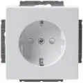 ABB Socket outlet schuko 1-g ip21 white