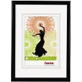 Hama Madrid, Enkel bilderamme, Plast, Sort, 15 x 20 cm, Rektangulær, Reflekterende