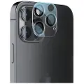 Lippa iPhone 14 Pro/14 Pro Max Lippa kameralinsebeskytter - 9H - Klar / Svart