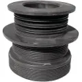 Purus kombinippel 96-83/75-50 mm TPE PURUS t/PVC/MA rør sort