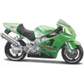 Maisto Metal modell Kawasaki Ninja ZR-12R 1/18 motorsykkel med stativ