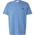 Calvin Klein Jeans for man. LV04RC272G Badge T-shirt (XL), Blue, Casual, Cotton, Short sleeve