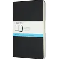Moleskine 3 MOLESKINE Cahier Journals L (13x21cm) prikket, 80 sider, svart