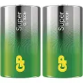 GP D-batteri GP Super Alkali-mangan 1,5 V 2 stk