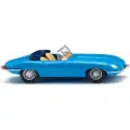 Wiking 081707 H0 Jaguar E-type Roadster, blå