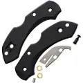 Flytanium Titanium Scale Kit For Spyderco Dragonfly, Black DLC