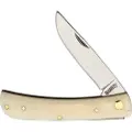 Marbles Work Knife White Smooth Bone foldekniv