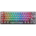 Ducky One 3 - Aura Black Nordic - Mini 60% - Cherry Brown - RGB - ND - Gamingtastatur - Nordisk - Svart