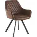 Loft 24 Loft24Spisestuestol med armlener OlgaBrunArmstolerFra Homeroom
