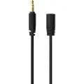 Sinox SXA06053, 3.5mm, Hankjønn, 3.5mm, Hunkjønn, 3 m, Sort