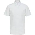 Selected Slim New Linen Classic Kortarmet Skjorte