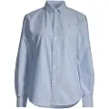 Ralph Lauren for woman. 211891377001 Blue Oxford shirt (30), Casual, Cotton, Classic, Long sleeve