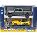 BRUDER Dodge Ram 2500 Power Wagon and Roadster