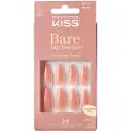 KiSS Artificial Nails Bare But Better - nude glow (size L) 1op.(28pcs)