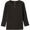 Name it Ribb Knapp Langermet Topp