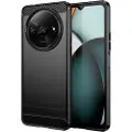 Mtp Products Xiaomi Redmi A3 Børstet TPU Deksel - Karbonfiber - Svart