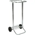 Abena Affaldsstativ med hjul 100L - Galv stål, 93,5x44x42cm t/100L affaldssække (medfølger ikke)