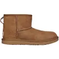 Ugg for girl. 1017715K Kids Classic Mini II brown leather ankle boots (36), Flat, Suede, None, Casual, children's fashion