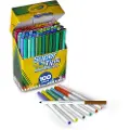 Crayola Sett Med 100 Vaskbare Super Tips Tusjpenner