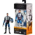 Hasbro The Mandalorian Stjernekrigen : Svart Serie Action Mandalorian Fleet Commander Figur 15 Cm