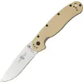 Ontario RAT-1 foldekniv, desert tan/satin
