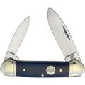 Rough Ryder Blue Smooth Bone Canoe foldekniv