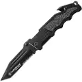 Smith & Wesson Border Guard Swbg2ts Serrated Tanto Folder Lommekniv