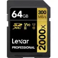Lexar Professional Gold 2000x SD - 300MB/s - 64GB