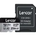 Lexar Professional Silver Plus MicroSD/SD - 205MB/s - 256GB