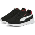 Puma Graviton AC Kids'Trainers, Shoes, Black/White/Red, 27.5