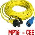 Victron Energy Skjermet Kabel 3x2.5mm² 16a/250vac 25 M