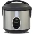 Solis Rice Cooker Compact Type 821 - Riskoker - 0.8 liter - 350 W - rustfritt stål