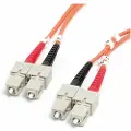 StarTech.com 1m Fiber Optic Cable - Multimode Duplex 62.5/125 - LSZH - SC/SC - OM1 - SC to SC Fiber Patch Cable (FIBSCSC1) - network cable - 1 m - 1 meter