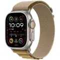 Apple Watch Ultra 2 GPS + Cellular 49mm - Titanium Case with Tan Alpine Loop - Medium