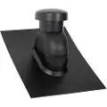 Easy Flex Roofing ventilationshætte 5-45° Ø160 sort ABS