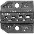 Rennsteig Werkzeuge Crimp-Einsatz 0,1 -2,5mm für Crimp-Systemzange 624 045 3 0 Krympeindsats Uisolerede fladstikforbindelser 0.1 til 2.5 mm² Passer til mærke