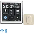 Shelly Wall Display White + BLU H&T Ivory - WiFi berøringsskjerm