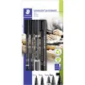Staedtler 60 BK, Sort, Sort, 4 stykker