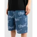 Donut Logo Aop Jort Shorts blå